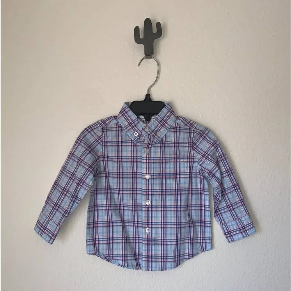 5/$25 NEW Janie and‎ Jack Girls Plaid Shirt